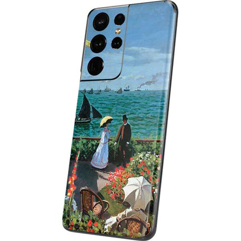 Claude Monet The Terrace at Sainte-Adresse Galaxy S21 Ultra 5G Skin